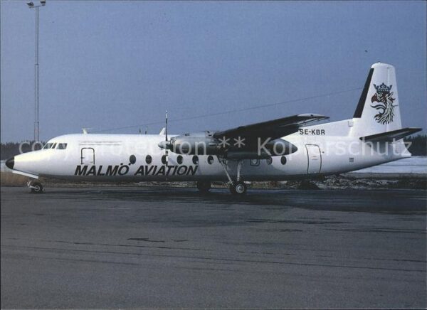Flugzeuge Zivil Malmö Aviation Fairchild FH-227D SE-KBR