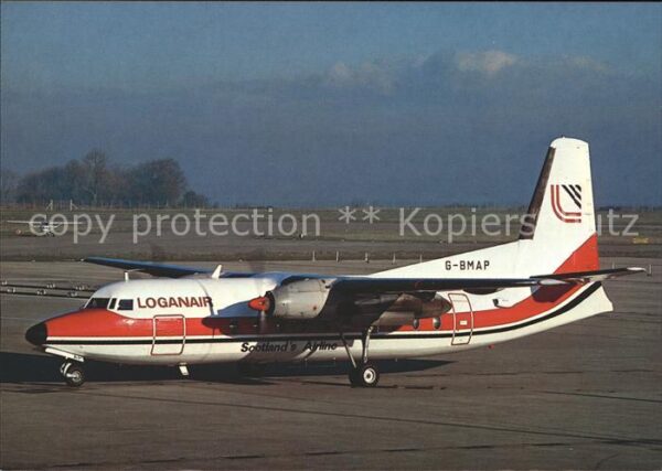 Flugzeuge Zivil Loganair Fokker F-27-200 G-BMAP