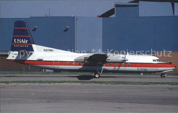 Flugzeuge Zivil N243MA Fokker 27-500 c/n 10679 Us Air E