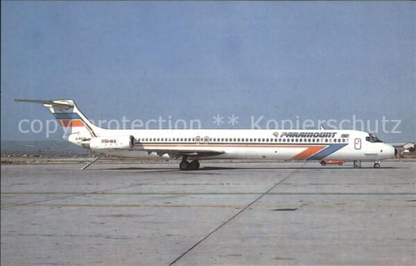 Flugzeuge Zivil McD Douglas MD-83 G-PATB c/n 49400 Para