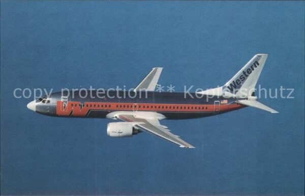 Flugzeuge Zivil Western Airlines Boeing 737-347 N3301 c