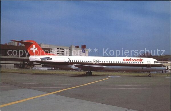 Swissair Fokker 100 F28-0100 HB-IVA c/n 11244