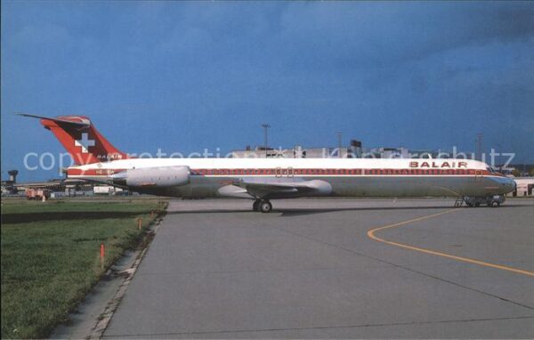Flugzeuge Zivil Mc Donnell Douglas MD-82 HB-INW c/n 495
