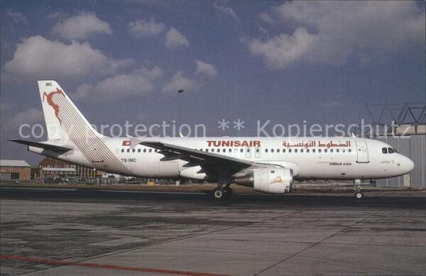 Flugzeuge Zivil Airbus A.320-211 c/n 124 TS-IMC Tunis A