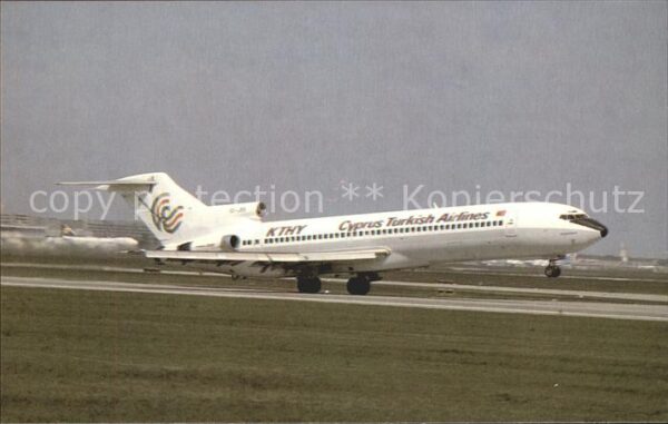 Flugzeuge Zivil Cyprus Turkish Airlines Boeing 727-2F2A