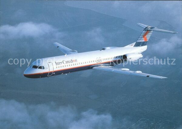 Flugzeuge Zivil Fokker 100 Inter-Canadian C-FICB