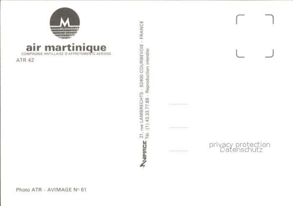 Flugzeuge Zivil Air Martinique ATR 42 – Bild 2