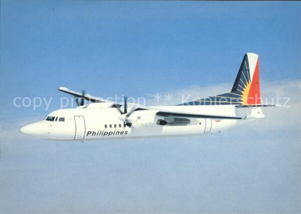 Flugzeuge Zivil Philippine Air Lines Fokker 50 PH-PRA