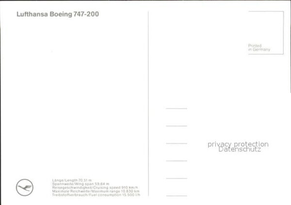 Lufthansa Boeing 747-200 – Bild 2