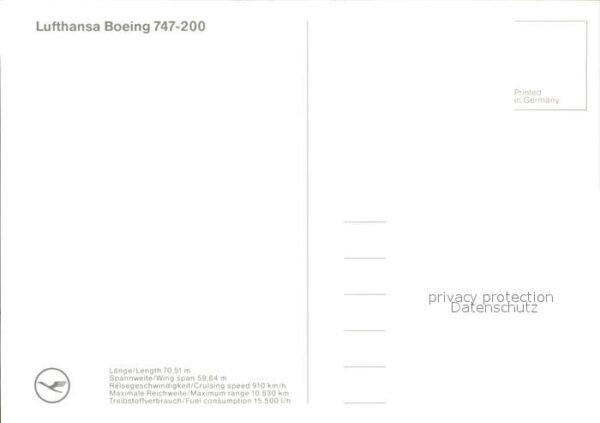 Lufthansa Boeing 747-200 – Bild 2