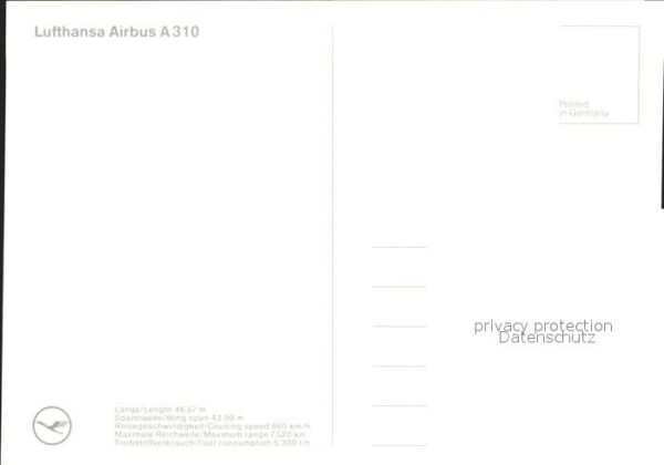 Lufthansa Airbus A 310 – Bild 2