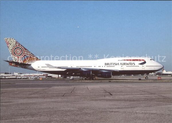 Flugzeuge Zivil British Airways Boeing 747-436 G-BNLK c
