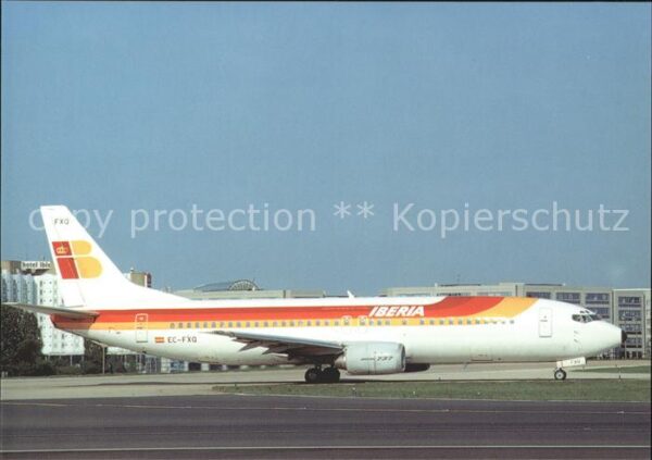 Flugzeuge Zivil Iberia B 737-4Q8 EC.FXQ c/n 24707/2057