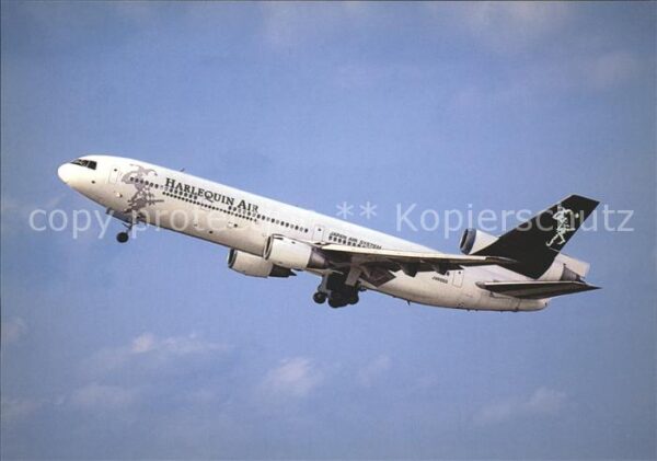 Flugzeuge Zivil Harlequin Air Japan Air System Title DC