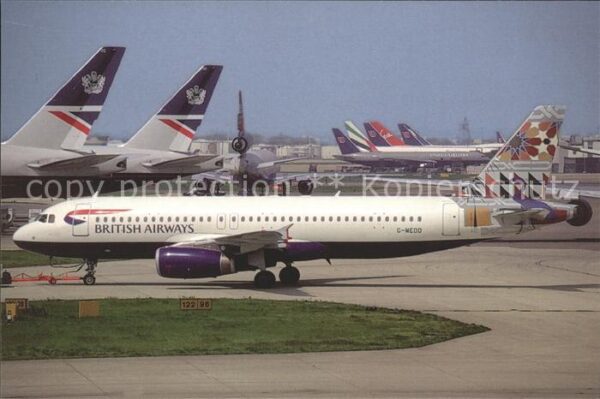 Flugzeuge Zivil British Airways Airbus A.320 G.MEDD c/n