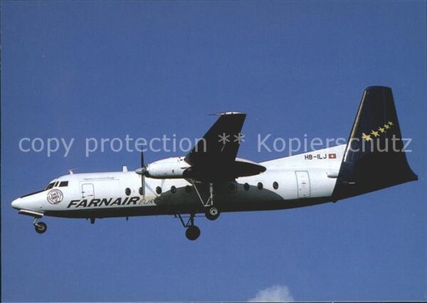 Flugzeuge Zivil Farnair Europe F-27-500 HB-ILJ c/n 1059