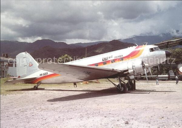Flugzeuge Zivil LACOL Colombia McDDouglas DC-3C HK-3213