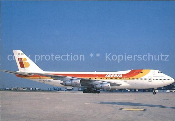 Flugzeuge Zivil Iberia Boeing 747 EC-BRQ