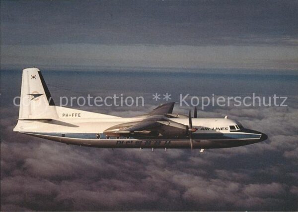 Flugzeuge Zivil Fokker F27 Mk200 Korean Air Lines PH-FF