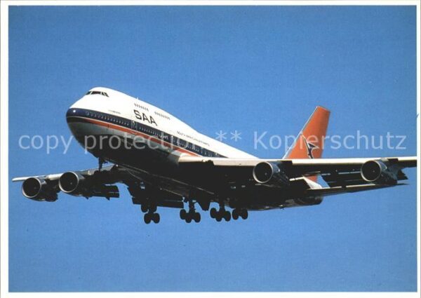 Flugzeuge Zivil South African Airways Boeing 747-344 ZS