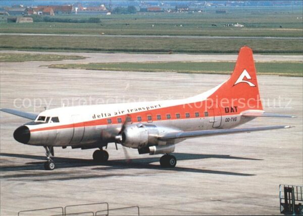 Flugzeuge Zivil Delta Air Transport Convair 440 OO-TVG