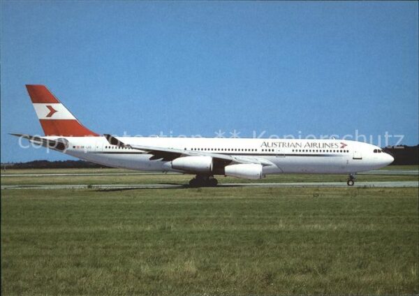 Flughafen Airport Aeroporto Austrian Airlines Airbus Industrie A340