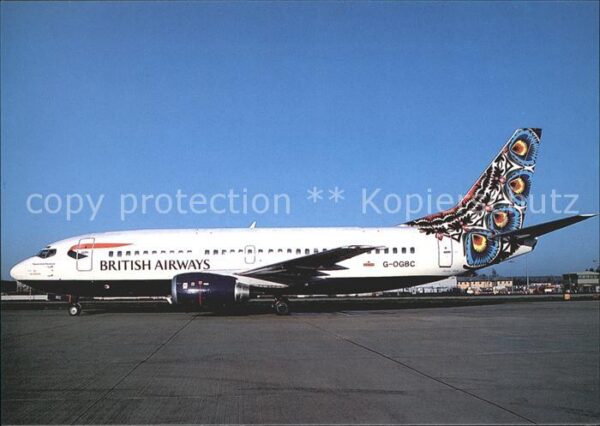 Flugzeuge Zivil British Airways Boeing B-737-34S G-OGBC