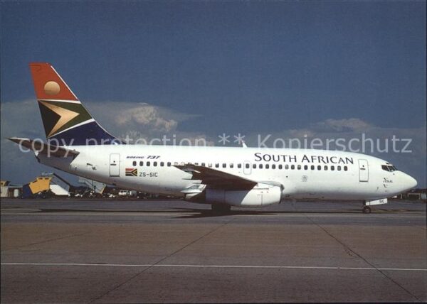 Flugzeuge Zivil South African Boeing B-737-244 ZS-SIC c