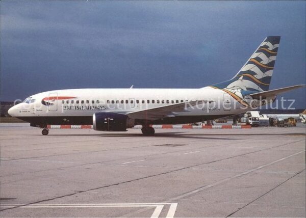 Flugzeuge Zivil British Airways Fish and Birds Boeing B