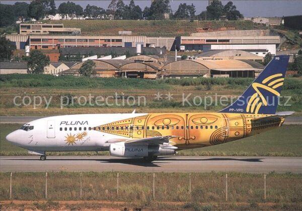 Flugzeuge Zivil Pluna Uruguay Boeing 737-2Q8 PP-VPD c/n