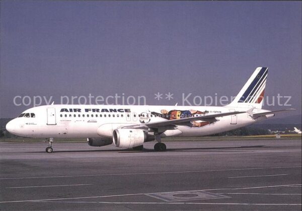 Flugzeuge Zivil Air France Worldcup 98 Airbus A320-211