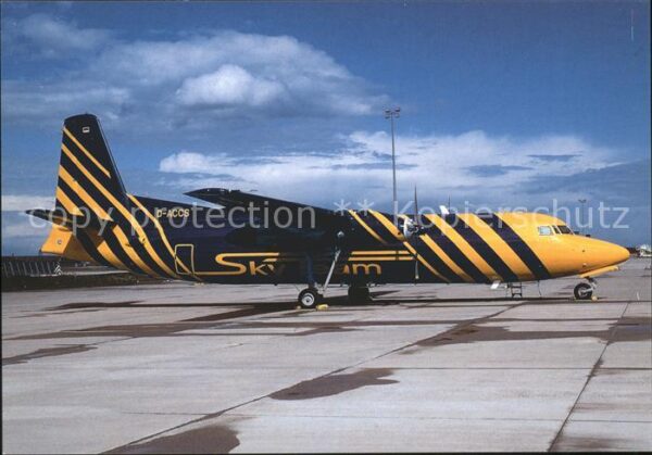 Flugzeuge Zivil Skyteam Fokker F27 Friendship 500 D-ACC