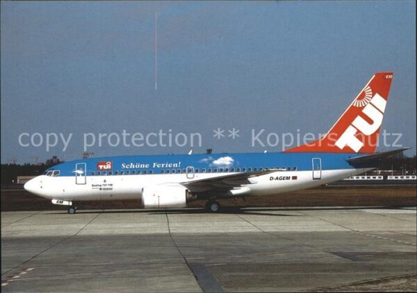 Flugzeuge Zivil TUI Boeing 737-75B D-AGEM c/n 28099/13