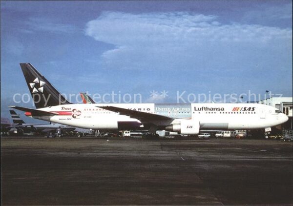 Flugzeuge Zivil Scandinavian SAS Star Alliance Boeing 7