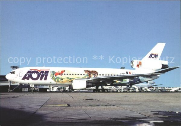 Flugzeuge Zivil AOM French Airlines WWF McDonnell Dougl