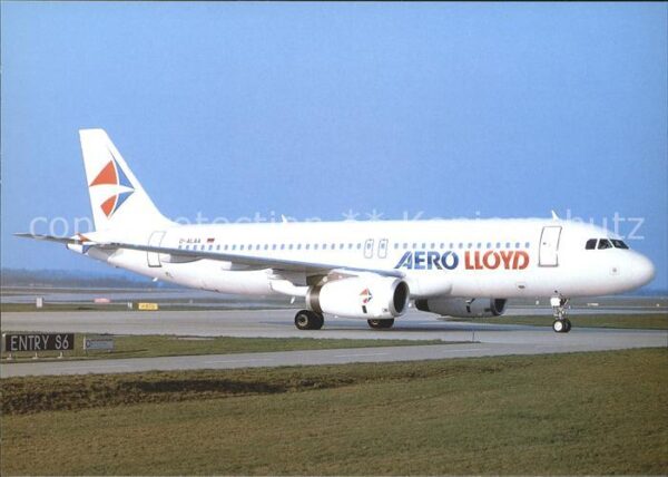 Flugzeuge Zivil Aero Lloyd Airbus A320-232 D-ALAA c/n 5