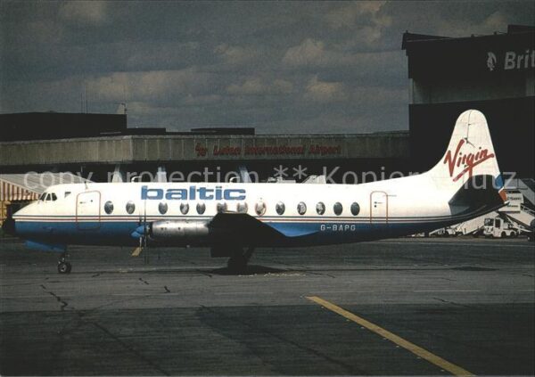 Flugzeuge Zivil Vickers Viscount 814 Baltic Virgin