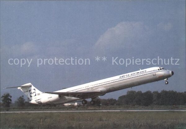 Flugzeuge Zivil Adria Airways McDonnell Douglas MD-82 Y