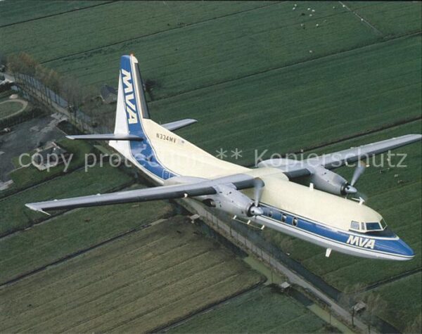 Flugzeuge Zivil Fokker F27 Mk500 Mississippi Valley Air