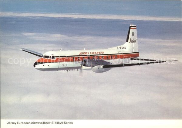 Flugzeuge Zivil Jersey European Airways BAe HS-748 2a S