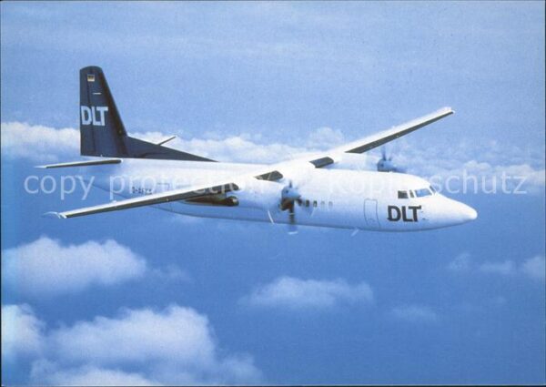 Flugzeuge Zivil DLT Fokker 50 O-AFKA