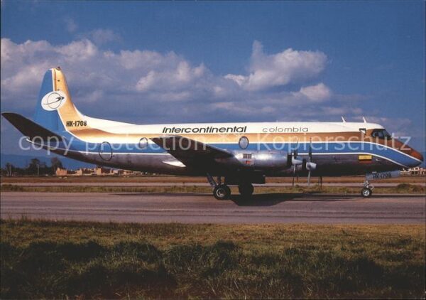 Flugzeuge Zivil Intercontinental Colombia Vc. Viscount