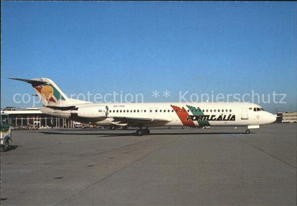 Flugzeuge Zivil Portugalia Fokker 100 CS-TPA