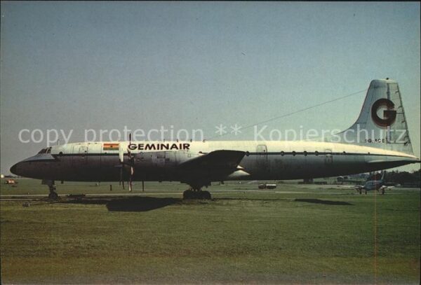 Flugzeuge Zivil Bristol Britannia 253 Geminair c/n 1351