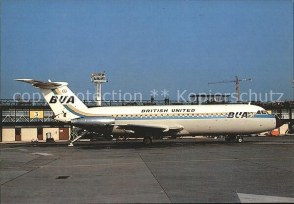 Flugzeuge Zivil British United G-ASJE BAC 1-11 201AC c/
