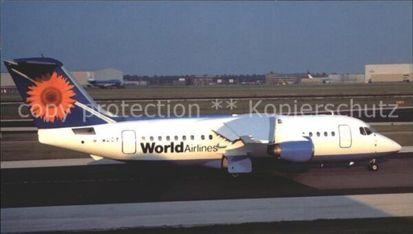 Flugzeuge Zivil BAe 146-200 World Airlines G-WLCY N/C-E