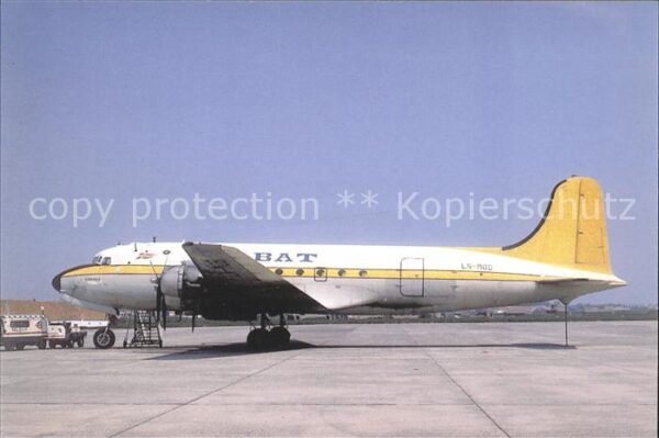 Flugzeuge Zivil BAT DC-4 LN-MOB c/n 27373