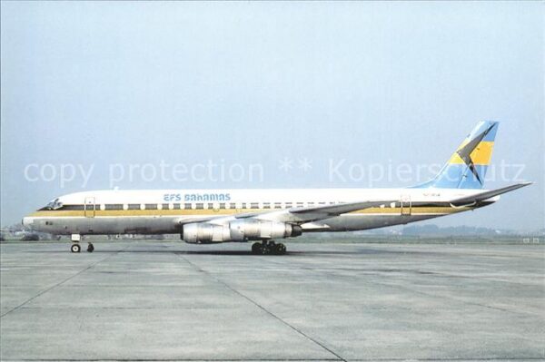 Flugzeuge Zivil EFS Bahamas DC 8-55 F N804SW c/n 45816