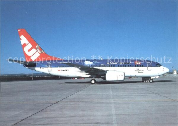 Flugzeuge Zivil TUI Boeing 737-75B D-AGEP cn 28102