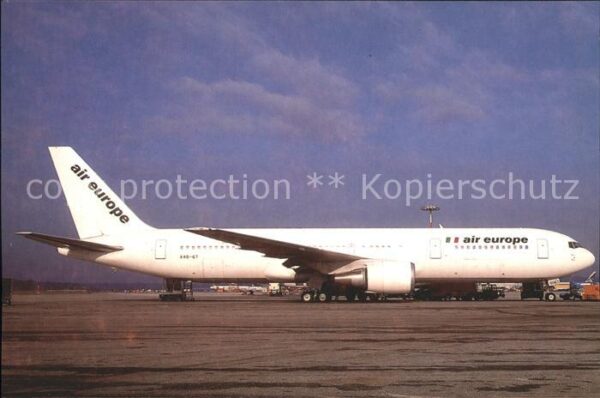 Flugzeuge Zivil Air Europe Boeing 767/3P6 A40-GT c/n 26